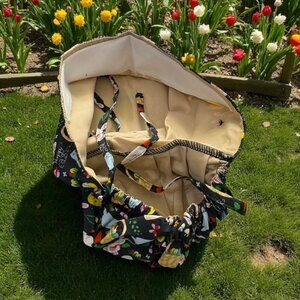 Nurses Easter Print Adjustable Working Cap W/ Button